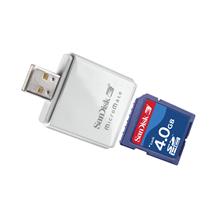 Mania Virtual Sd-Hc 4gb + Leitor Usb Sandisk - Sdsdbr-4096-A10