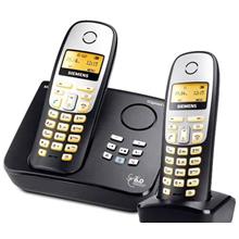 Mania Virtual Telefone Sem Fio + Ramal c/ Id. de chamadas, DECT 6.0, Viva Voz no Monofone, Secret�ria Eletr�nica, Display e Teclado Iluminado - CL6015DUO - SIEMENS