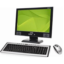 Mania Virtual Computador Leadertech FLAT PC 15", Celeron, 1GB de mem�ria,  HD 160GB, Leitor de cart�es, Caixas de som, Free Dos